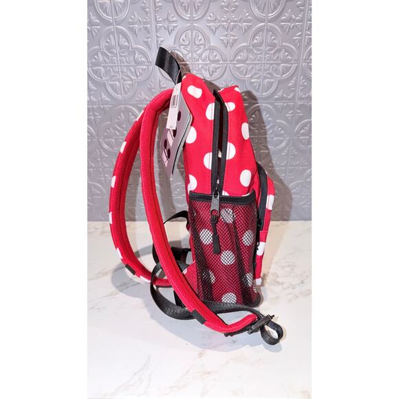 Disney Parks Walt Disney World Minnie Mouse XOXO Polka Dots Backpack NEW
